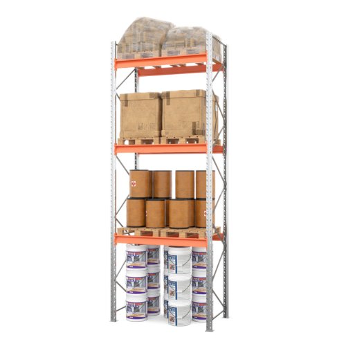 Стеллаж паллетный 5000х1800х1100 мм (100.1.5). Ярусы: пол+3