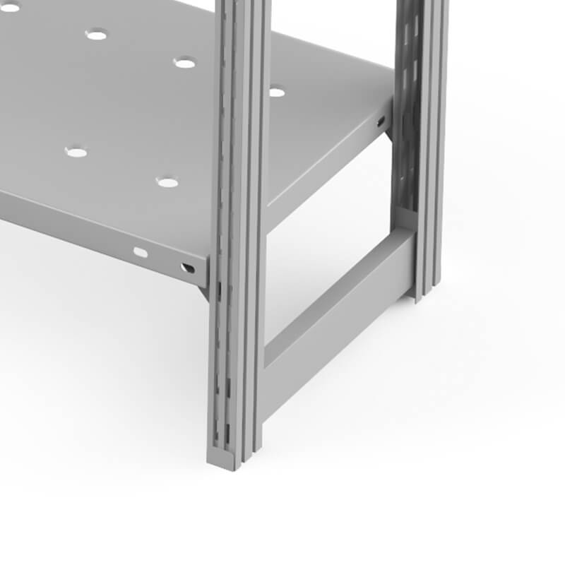 Стеллаж металлический ГТС Универсал, 2500x1000x800 мм. Полки: метал. перф.  5 шт. (ТСУ 25100851) – изображение №4