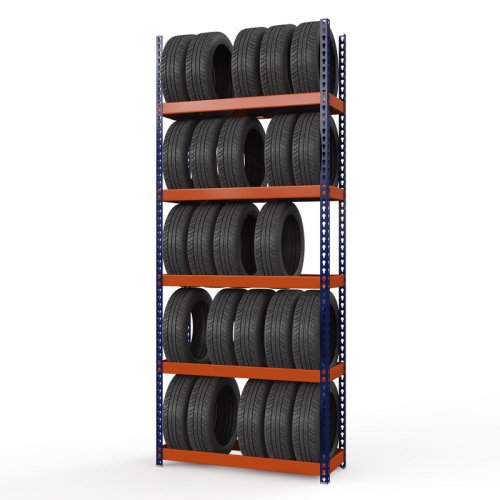 Стеллаж для шин, дисков и колес Профи-Т 3000x1240x500 мм. Ярусы:   5 шт. (Т-130/1-3,0)