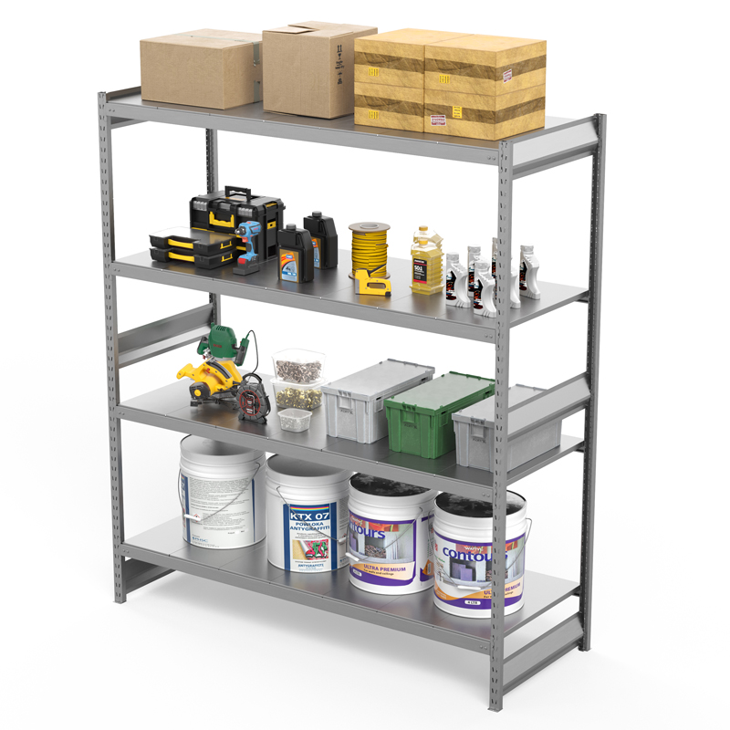 Стеллаж грузовой СГ Ультра (2500х1800х1000 мм) 4 яруса, цинк (СГУ 2518104)