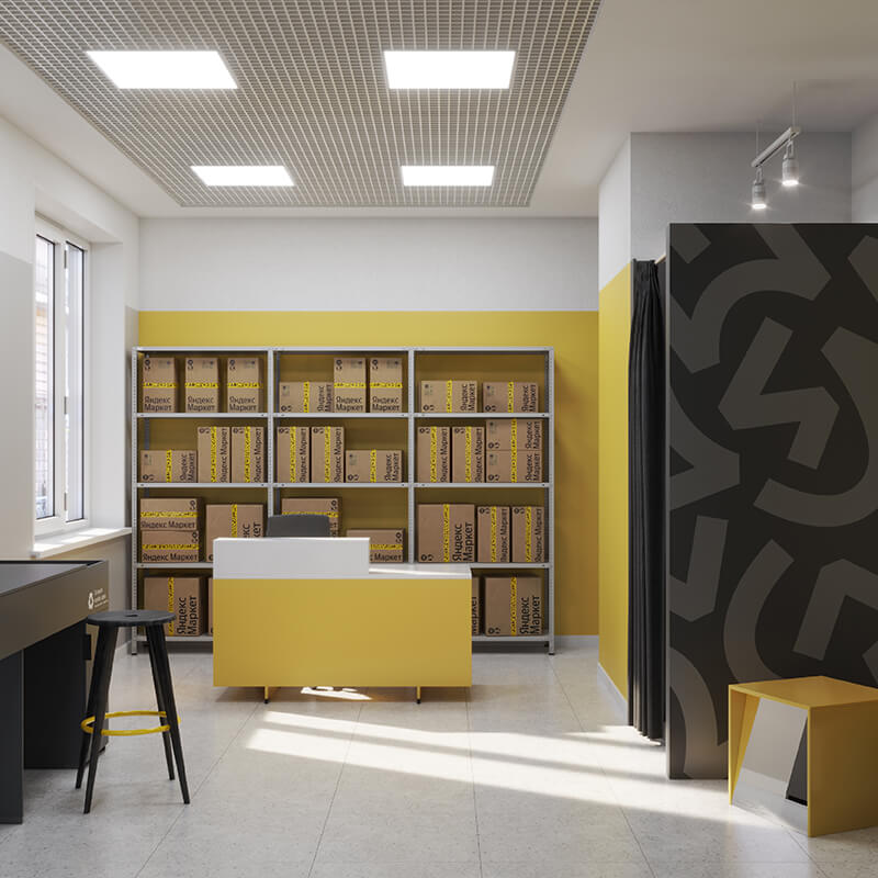 Система хранения для ПВЗ Яндекс (1+2) ТС Лайт, 2000х1000х400 мм, 5 полок – изображение №8