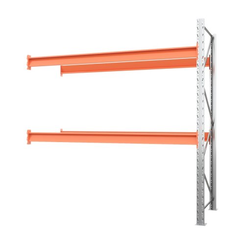 Дополнительный паллетный стеллаж 2500х2700х1100 мм (70.1.5). Ярусы: пол+2