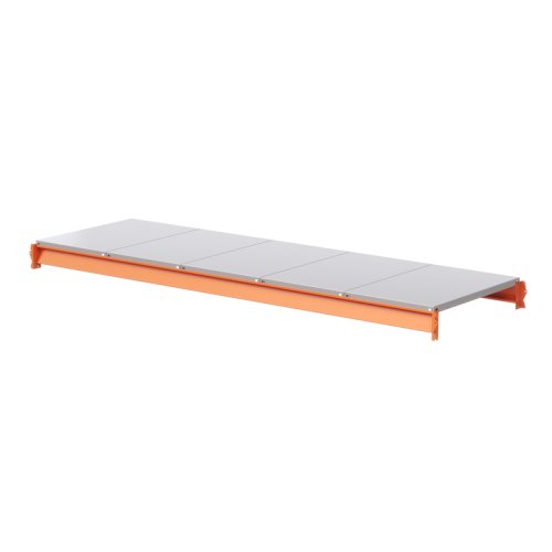 Ярус стеллажа Оптима, металлический сплошной настил (2500х785 мм)
