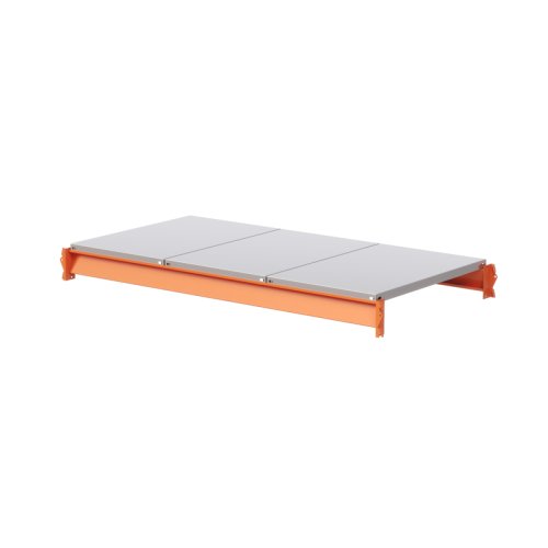 Ярус стеллажа Оптима, металлический сплошной настил (1530х785 мм)