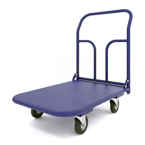 Тележка платформенная ТП 5 (г/п 550 кг, 1200x700 мм, колеса литая протекторная резина 160 мм)