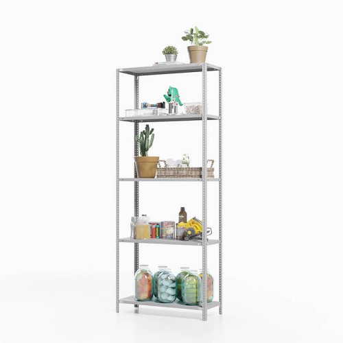 Стеллаж для дома ТС Лайт, 2000x1000x400 мм. Полки: 5 шт. металл (ТС 20100450)