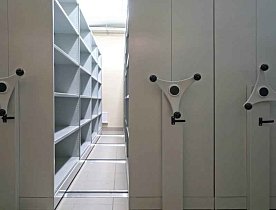 Архивные стеллажи передвижные для Госархива РФ