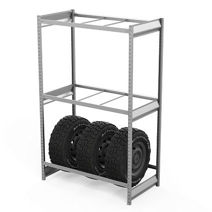 Стеллаж грузовой СГ Ультра (3000х1200х1000 мм) 5 ярусов, цинк