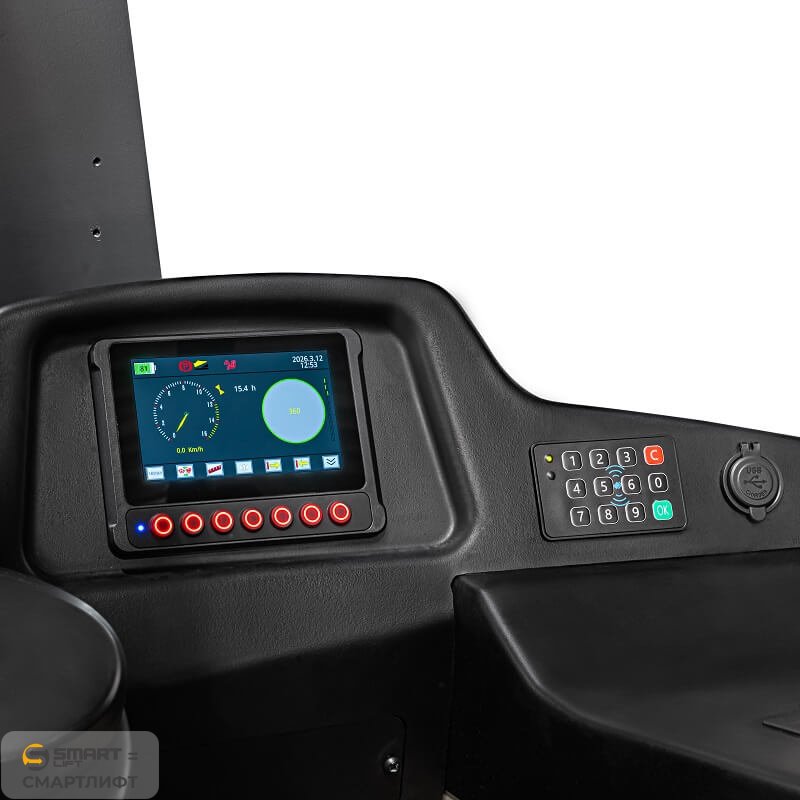 Узкопроходный ричтрак OPTS15 (1500 кг; 8 м; 80В / 560Ач) СМАРТЛИФТ (SMARTLIFT) – изображение №2