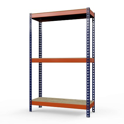 Стеллаж металлический Профи-Т 2000x1540x500 мм. Ярусы: фанера 3 шт. (Т-130 F/3)